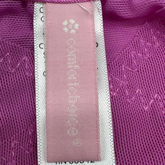 Comfort Choice Bra Womens Size 40C Multicolor Floral Front Closure Mesh Wireless - Picture 5 of 7